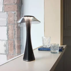 Nettlife Lampe de table LED rechargeable, USB, portable, intensité variable, ambiance, pour chambre