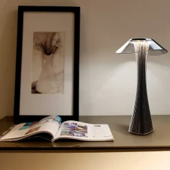 Nettlife Lampe de table LED rechargeable, USB, portable, intensité variable, ambiance, pour chambre