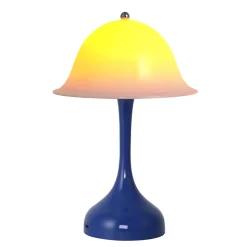 Nettlife Lampe de Table Sans Fil LED - Lampe Chevet Tactile Dimmable, 3 Températures, Rechargeable USB, Design Moderne