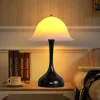 Nettlife Lampe de Table Sans Fil - Lampe Chevet LED Noire Tactile Dimmable, Rechargeable USB, Moderne pour Salon Chambre