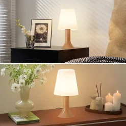 Nettlife lampe de table salon lampe de chevet avec câble lampe de table lot de 2 petites lampes e14 lampes de table modernes