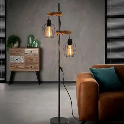 NETTLIFE LED applique intérieure 5W, noir, blanc chaud 3000K, réglable