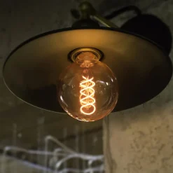 NETTLIFE Lot de 1 ampoules LED E27 ampoule G95 vintage blanc chaud 4W 2200K Edison ampoule rétro à filament