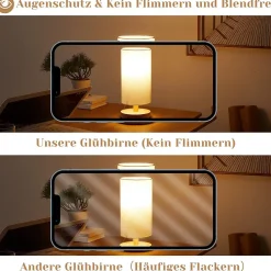 NETTLIFE Lot de 6 ampoules LED E14 vintage Edison - ampoules à filament blanc chaud G45 2700K 4W en verre de haute qualité