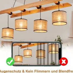 NETTLIFE Lot de 4 ampoules LED E27 blanc chaud vintage T45 4W 2700K style Edison économie d'énergie ampoules en verre