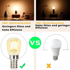 NETTLIFE Lot de 10 ampoules LED E14 ST25 blanc 2700K chaud ampoules 4W de remplacement pour lampe vintage 40W
