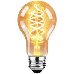 NETTLIFE Lot de 3 ampoules LED E27 blanc chaud A60 filament 2200K Edison, ampoules rétro 4W décoratives vintage