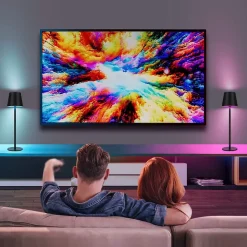 Nettlife Lot de 2 lampes de chevet LED RGB, 2600mAh, rechargeable, tactile, dimmable, noir, USB