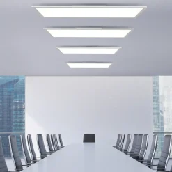 NETTLIFE Panneau LED 120x30 dimmable avec télécommande 40W