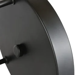 NETTLIFE Plafonnier 3 Spots E27 Suspendu Noir Or avec Lustre Industriel Moderne pour Salle à Manger Couloir Salon Bar, Max. 25w