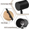 NETTLIFE Plafonnier LED 2 flamme - Noir Plafonnier GU10 Spot pivotant Applique murale en bois Spot mural pour salon Sans ampoule