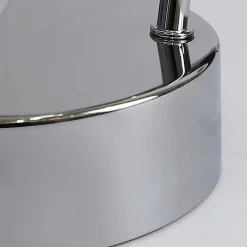 NETTLIFE Plafonnier LED Chrome 31cm Moderne 19W Blanc Chaud 3000K Lapme de Couloir pour Salon Chambre Bureau Chambre d'enfant