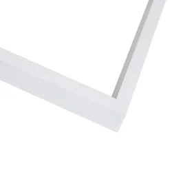 NETTLIFE Plafonnier LED Dimmable avec Télécommande 40W Métal Blanc Lampe de Cuisine Design Moderne pour Salle à Manger Salon