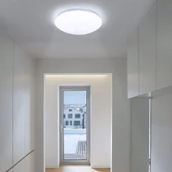 NETTLIFE Plafonnier LED Lampe de à Coucher Ciel Étoilé Intensité Variable avec Télécommande 37 W Lampe de d'Enfant 28 cm pour