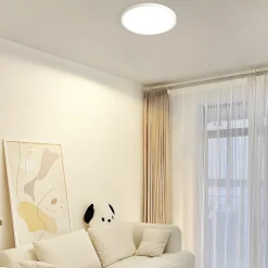 NETTLIFE Plafonnier LED Plat Pour Chambre à Coucher 18 Cm 15w Non Dimmable Blanc Chaud 4000 K