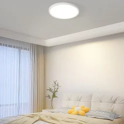 NETTLIFE Plafonnier LED Plat Pour Chambre à Coucher 18 Cm 15w Non Dimmable Blanc Chaud 4000 K