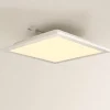 NETTLIFE Plafonnier LED Salon Panneau Blanc Plat 60x60cm 40w Lampe De Plafond Rectangulaire 3000k