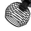 NETTLIFE Plafonnier vintage plafonnier 2 lampes de couloir rétro noir E27 max.40W Sans ampoules