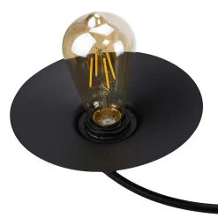 NETTLIFE Plafonnier Vintage E27 Rétro Noir Lampe Industrielle Couloir Lampe Intérieur Chambre Lampe Salle à Manger Éclairage