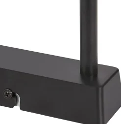 NETTLIFE Plafonnier Vintage Rétro 25W E27 Lampe Industrielle Lampe Design Noire pour Salon Salle à Manger Salle d'étude