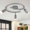 NETTLIFE Spot de plafond LED orientable GU10 spots de plafond 3 lampes salon industriel