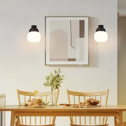 NETTLIFE Spot de plafond noir E14 abat-jour en verre vintage d'intérieur Spot moderne pour chambre à coucher salon