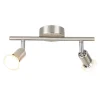 NETTLIFE Spot de plafond LED orientable GU10 2 flamme spots de plafond salon industriel orientable