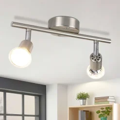 NETTLIFE Spot de plafond LED orientable GU10 2 flamme spots de plafond salon industriel orientable