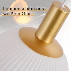 NETTLIFE Suspension E27 or Lampe à suspendre 3 feux Réglable en hauteur Lampe à suspendre Moderne