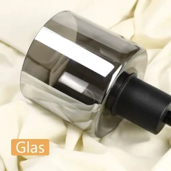 NETTLIFE Suspension fer Diam.11cm E27 Max.40w Noir Vintage 1 Ampoule Lampe de Salle à Manger Lampe à Suspension Rétro