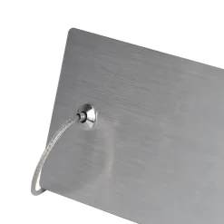 NETTLIFE Suspension LED Argenté 100cm Aluminium Dimmable