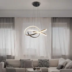 NETTLIFE Suspension Noir Vintage 5 flammes Suspension Réglable en hauteur en métal 62W, E27 Industriel Rétro