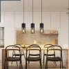 NETTLIFE Suspension table à manger suspension E27 - suspension 3 ampoules orientable LED moderne