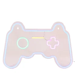 Néon console multicolore 27x41cm