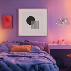 Néon LED nuage multicouleurs IP20 L.30cm 9W Seynave