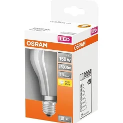 OSRAM - Led std verre dépoli 16w e27 2500lm 2700K chaud bte 1