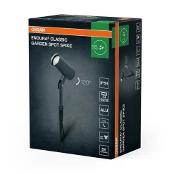 OSRAM ENDURA Garden piquet extérieur, noir, GU10