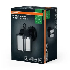 OSRAM ENDURA Lampe d'extérieur classique Square S E27 noir