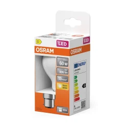 OSRAM Lampe LED Ampoule étoile forme A 60 filament 5,9 W Mat B22d