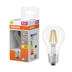 OSRAM Lampe LED Ampoule étoile forme A 40 filament 3,4 W transparente E27