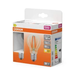 OSRAM Lampe LED forme étoile A 60 Filament 5,9 W Transparent E27