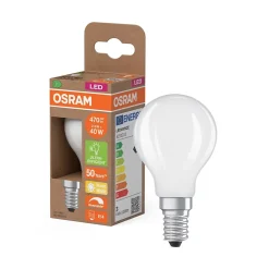 OSRAM Lampe LED mini bougie Classic P40 filament 2,5 W E14 mat