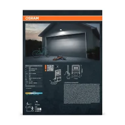 OSRAM Projecteur LED ENDURA FLOOD PC 50 W 4 000 K avec capteur gris