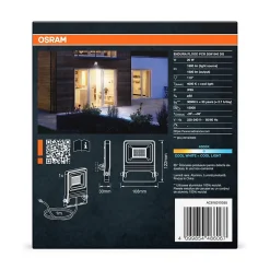 OSRAM Projecteur LED ENDURA FLOOD PC 20 W 4 000 K Gris