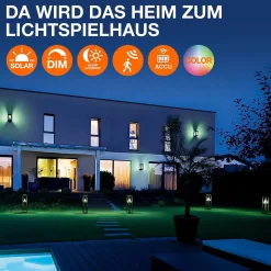 OSRAM Spot solaire ENDURA RGBW avec capteur de lumière du jour