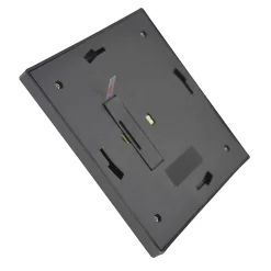 Outsunny Luminaire extérieur solaire lampadaire lanterne classique LED 10 Lm dim. 15L x 15l x 120H cm noir