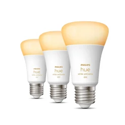 Pack 3 ampoules connecté Philips Hue E27 A60 800lm blanc chaud à froid