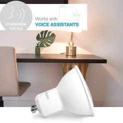 Pack 4 ampoules connectées Avidsen Home culot GU10 - Avidsen - 127014