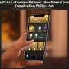 Pack 3 ampoules LED connecté Philips Hue Bluetooth A60 E27 880lm 9W 60W blanc chaud