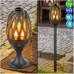 Pack 4 Lampes LED de jardin effet flamme BOMBALIGHT